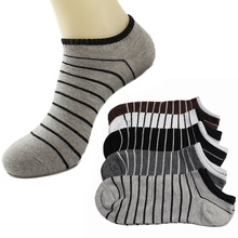 2019 fashion Comfortable 1Pair Unisex Comfortable Stripe Cotton Sock Slippers Short Ankle Socks New Arrival Breathable Soxs 2024 - buy cheap