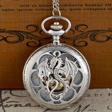 IBEINA Steam Punk Theme Full Hunter Quartz Engraved Fob Retro Pendant Pocket Watch Chain Gift With Gift Box 2024 - buy cheap