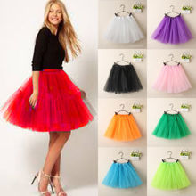 Meihuida Hot 17 Colors Girls Skirts Ball Gown Skirt Women Solid Mini Skirts Jupe Femme Faldas Mujer 2024 - buy cheap