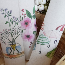 Paraguas de flores de alta calidad para manualidades, tela de lino y algodón, 3 uds., 20x20cm 2024 - compra barato