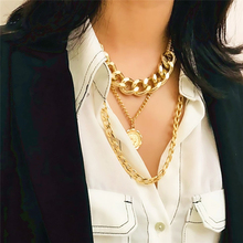 KingDeng Bruno Mars Gold Necklace Chain Gothic Jewelry Hiphop Harajuku Punk Style Choker Necklaces for Women Chains Men 2019 2024 - buy cheap