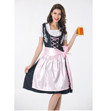 Немецкая традиция, Bavarian Dirndl Beer Girl, нарядное платье, сексуальное женское платье, костюм горничной Октоберфест, костюм для косплея 2024 - купить недорого