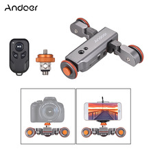 Andoer L4 PRO Camera Video Dolly Scale Electric Track Slider Remote Control+Battery+3 Slider Skater for Canon Nikon Sony Camera 2024 - buy cheap