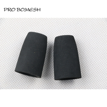Pro Bomesh-Grip de goma EVA para caña de pescar, pieza de recambio para caña de pescar de 11mm, diámetro interior de 4,5 cm y 3,9g, color negro, 4 unidades por paquete 2024 - compra barato