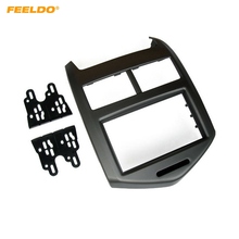 FEELDO Car Refitting 2Din Stereo Radio Fascia Frame For Aveo Sonic Holden Barina 2011+ Dash Fitting Panel Frame Mount Trim Kit 2024 - buy cheap