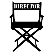 10.7X15.3CM MOVIE DIRECTOR CHAIR Vinyl Decal Car Sticker Personality Car Styling 2024 - buy cheap