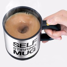 400ML Self Stirring Mug Stainless Steel mix Coffee tea Cup with Lid Automatic Electric Lazy Coffee Milk Mixing auto stirring mug 2024 - buy cheap