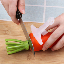 Vegetable Cutting Safety Tool Hand Protector Plastic Finger Guard Smiley 2024 - buy cheap