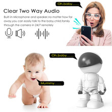 Baby Monitor 1080P HD Wireless Smart Baby Camera WiFi IP ROBOT Camera  Audio Video Record Surveillance Home Security Camera 2024 - buy cheap