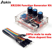 Kit diy gerador de sinal de alta precisão xfavor206, saída quadrada de triângulo sinusoidal, 1hz-1mhz, amplitude de frequência ajustável 2024 - compre barato