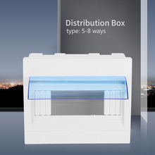 Caja de protección de distribución de plástico para disyuntores de 5 a 8 vías, caja de distribución de disyuntor interior en pared, gran oferta 2024 - compra barato