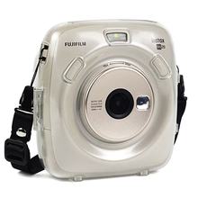 Для Fujifilm для Instax SQUARE SQ20 Mini Camera прозрачный чехол Кристальный защитный чехол для камеры защитный чехол с ремешком 2024 - купить недорого