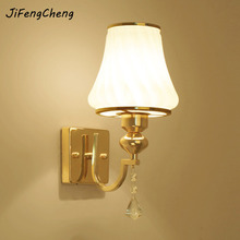 Luminária de cabeceira cristal led para parede, lâmpada de leitura, luminária de cabeceira 2024 - compre barato