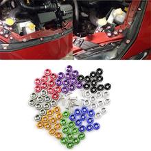 JDM Car Refitting M6 Pad Screws Accumulator Protection Pad Nuts & Bolts Fender License Plate Screw Decoration 2024 - buy cheap
