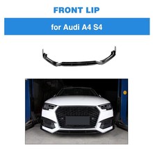 Front Bumper Guard Splitters for 2018 Audi S4 A4 S Line Bumper Lip Spoiler Body Kit Bumper Apron 2024 - buy cheap