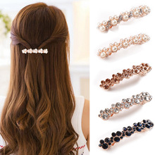 Korean Sweet Rhinestone Pearl Hairpins For Women Elegant Hairstyle Hair Clips Barrettes Hairgrip Hair Accessories For Girls Gift 2024 - buy cheap