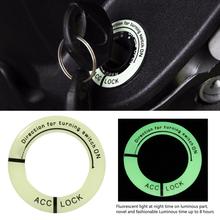 Universal Ignition Switch Decoration Ring Car Motorcycle Luminous Ignition Switch Key Ring Circle Cover Trim Green Color 2024 - buy cheap