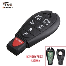 Dandkey 7 кнопок брелок-кармашек для Chrysler Dodge Jeep Door Fobik Town кантри M3N5WY783X IYZ-C01C 433 МГц вход умный дистанционный авто ключ 2024 - купить недорого