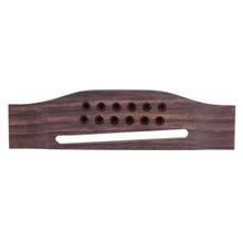 12-String Rosewood Acoustic Guitar Bridge Saddle String Instruments Parts 2024 - buy cheap