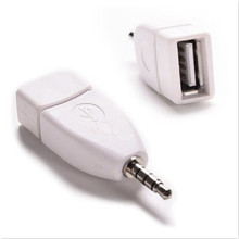 Car New Converter Adapter USB 2.0 Female to 3.5mm Male AUX Audio Durable Car Plug Jack 2024 - buy cheap