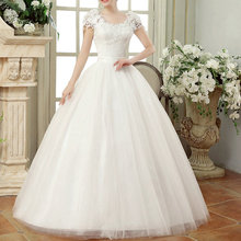 Lace Wedding Dresses 2021 Ever Pretty Princess Ball Gown V Neck Lace Bridal Gowns Vestidos Cerimonia Vestido De Noiva Princesa 2024 - buy cheap