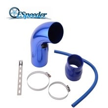 ESPEEDER Red Blue Silver 3inch 76mm Aluminum Cold Air Intake Turbo Tube Pipe Silicone Vacuum Hose Set Universal Car Part 2024 - buy cheap