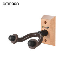 ammoon GH-01 Guitar Hanger Wooden Acoustic Guitar Wall Mount Hook Holder Keeper for Electric Guitars Bass Ukulele 2024 - buy cheap