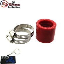 STONEDER Red Carburetor Carb 30mm Intake Pipe Rubber Manifold Adapter Boot Sleeve Joint For Pit Dirt Bike Motorcycle 2024 - buy cheap