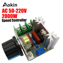 Speed Controller AC 50-220V 2000W 25A Motor Controller SCR High-power Electronic Voltage Regulator Module Motor LED Dimmers 2024 - buy cheap