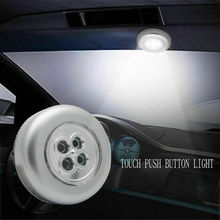 Touch Push Button lamp Light Self-Stick Long Battery Life Down Spot Light 4 LED For camper caravan RV 2024 - buy cheap