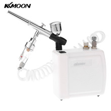 KKmoon Professional Gravity Feed Dual Action Airbrush Air Compressor Kit for Art Painting Makeup Manicure Craft Cake EU US Plug 2024 - buy cheap