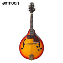 Ammoon Регулируемый 8-String Электрический стиль мандолин палисандр гриф струнный инструмент с кабелем струны Ткань для очистки 2024 - купить недорого