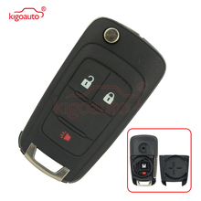 Kigoauto 20873621 Flip key shell 2 button with panic  OHT01060512 for Chevrolet Equinox Sonic 2010 2011 2012 2013 2014 2015 2024 - buy cheap