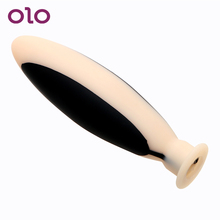 OLO Big Size Electric Shock Anal Butt Plug Electrical Stimulation Silicone Prostate Massage Sex Toys for Women Sex Products 2024 - buy cheap