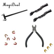 Archery Tools Set 9pcs Bowstring Nocking Points Copper Nocks + Nocking Pliers + T Bow Square + String Silencer Outdoors 2024 - buy cheap