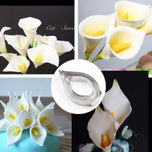 Stainless Steel Calla Lily Cutting Die British Sugar Flower Petal Mold Cutter Polymorph Ceramica Maket Soft Polymer Clay Tools 2024 - buy cheap