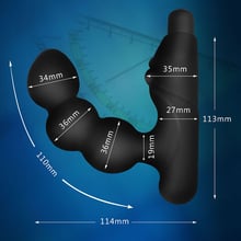 Soft G-spot Stimulation Anal Sex Toys Vibrator for man Butt Plugs Adult Sex Products for Women Gay Masturbator Anal Beads Plug 2 2024 - buy cheap