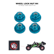 4pcs RC Car Wheel Lock Nut 4mm M4 for 1:12 Wltoys 12428 12423 FY-03 Hopup Parts 2024 - buy cheap