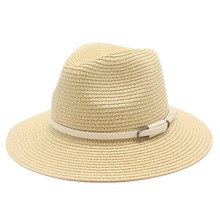 oZyc Brand Jazz Straw Floppy Hat Sun Hat Beach Women men Hat Foldable Summer Uv Protect Travel Casual Hat Female 2024 - buy cheap