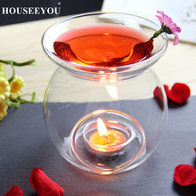Glass Oil Incense Aroma Burner Candlestick Aromatherapy Essential Oil Lamp Heater Living Home office Room Tealight Decorations 2024 - buy cheap