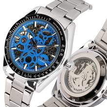 WINNER Luminous Gear Dial Watches Men's Automatic Mechanical Creative Royal Design Men Skeleton Wrist Watches Relogio Masculino 2024 - buy cheap