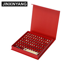 Jinxinyang-molde em t personalizado para molde, letras em cobre, couro, faça você mesmo, molde de marca de gravação 2024 - compre barato
