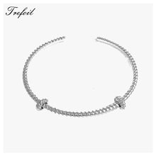 Bangles Cord Look Carrier,2018 New Fashion Jewelry Accessories Basic Trendy Bracelet 925 Sterling Silver Gift For Women Men 2024 - buy cheap