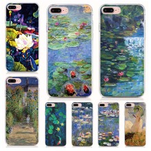 For One Plus 6 6T 5 5T X 3 2 one Soft Tpu Silicone Case Print Monet Garden Lotus back Cover Protective Coque Shell Phone Cases 2024 - buy cheap