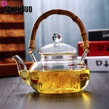 CAKEHOUD High Quality Heat-resistant Glass Teapot Chinese Kung Fu Tea Set Pu'er Teapot Coffee Teapot Office Drinking Utensils 2024 - buy cheap