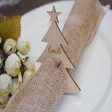 Set of Christmas Napkin Holders - Christmas Napkin Rings - Table Decoration - Personalised Decoration - Place Settings - Name Pl 2024 - buy cheap