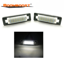 Lámparas de LED para placa de matrícula de coche OBC, 18 LED, 3528 SMD, para Benz W210, W202, E300, E55, C230, C43, AMG, 2 uds. 2024 - compra barato