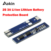 Защитная плата aolin 2S 3A для зарядки литий-ионных аккумуляторов, 7,4 8,4 В, 18650 2024 - купить недорого
