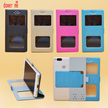 dower me Double window Universal Flip PU Leather Case Cover For Jinga Pass Plus Smart Phone In Stock M3 2024 - buy cheap