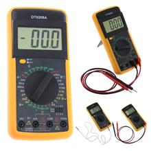 DT9208A 1999 Counts LCD Display Multimeter Electric Handheld AC/DC Resistance Capacitance Voltmeter Ammeter with Table Line 2024 - buy cheap